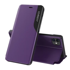 Чохол HRT Eco Leather View Case для iPhone 13 Pro Max Purple (9145576231098)