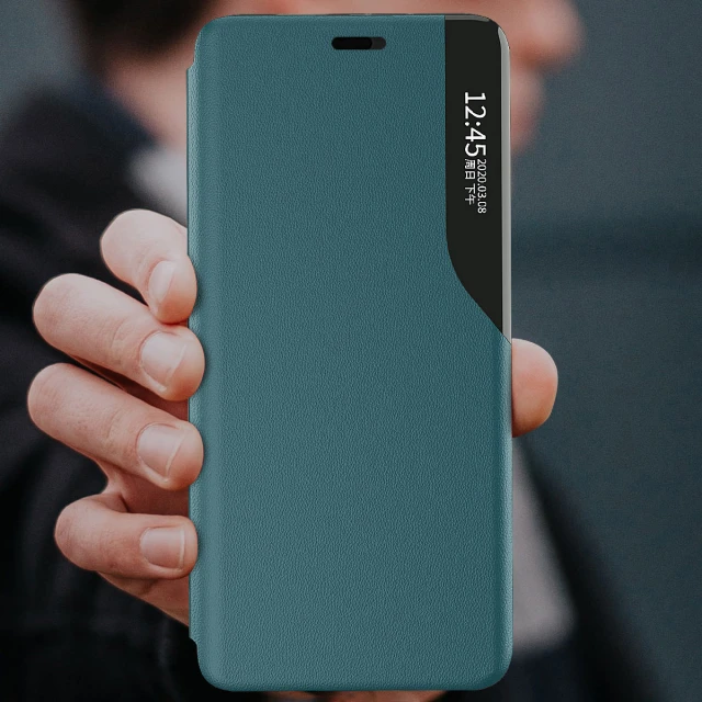 Чохол HRT Eco Leather View Case для iPhone 13 Pro Red (9145576231166)