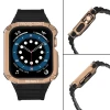 Ремінець Hurtel для Apple Watch Series 9/8/7/6/5/4/SE 45 mm | 44 mm Black (9145576231678)