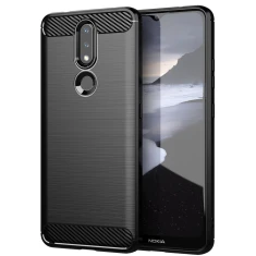 Чохол HRT Carbon для Nokia 2.4 Black (9145576232170)