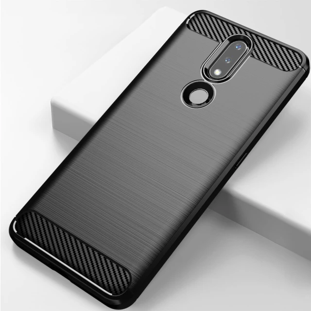 Чохол HRT Carbon для Nokia 2.4 Black (9145576232170)