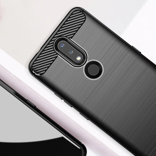 Чохол HRT Carbon для Nokia 2.4 Black (9145576232170)
