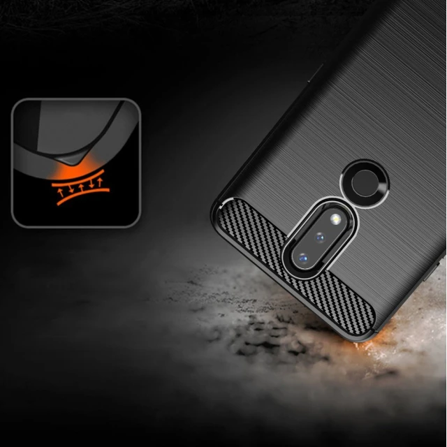 Чохол HRT Carbon для Nokia 2.4 Black (9145576232170)