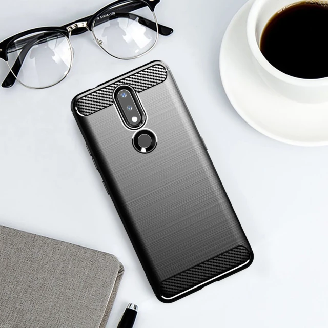 Чохол HRT Carbon для Nokia 2.4 Black (9145576232170)