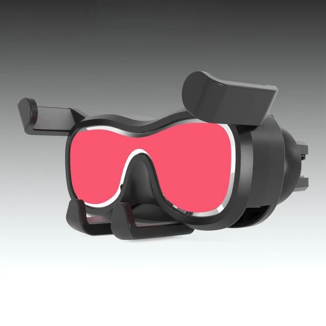 Автотримач Hurtel Gravity з освіжувачем повітря Black (YC06)