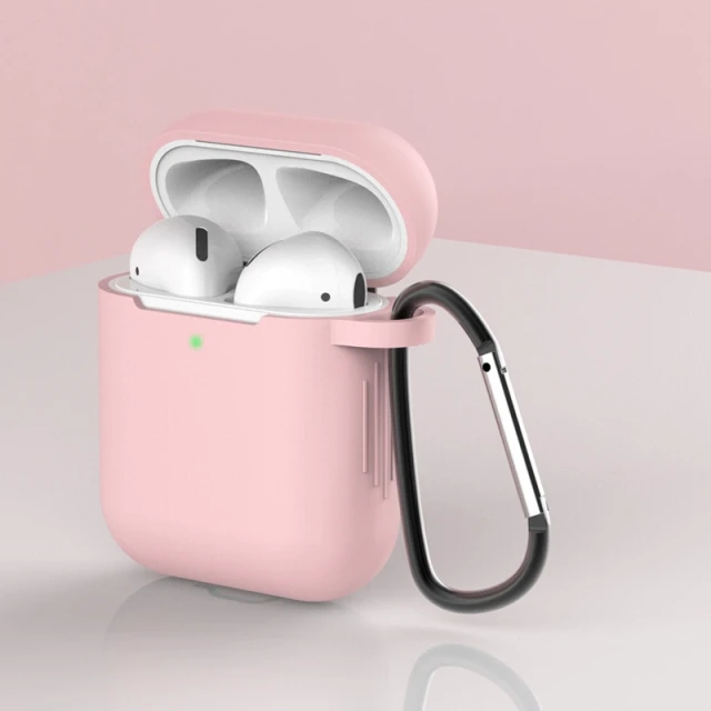 Чохол Hurtel для AirPods 2 / AirPods 1 Pink (9145576238455)
