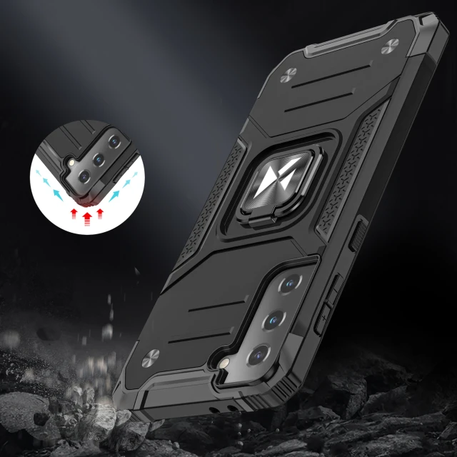 Чохол Wozinsky Ring Armor для Samsung Galaxy S22 Plus Silver (9145576239735)