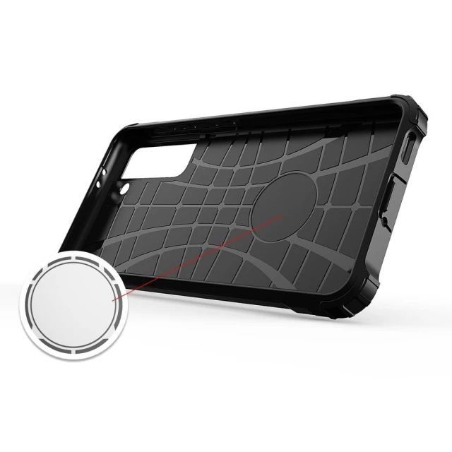 Чохол HRT Hybrid Armor для Samsung Galaxy S22 Plus Black (9145576239841)
