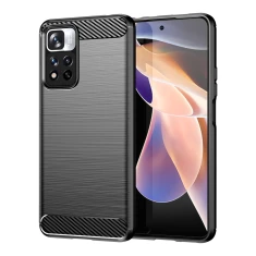 Чохол HRT Carbon Case для Xiaomi Poco X4 NFC Black (9145576240076)