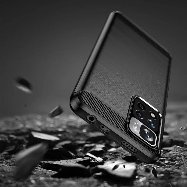 Чохол HRT Carbon Case для Xiaomi Poco X4 NFC Black (9145576240076)
