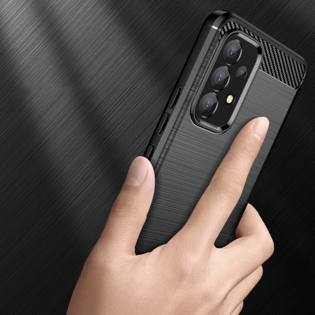 Чохол HRT Carbon Case для Samsung Galaxy A53 5G Black (9145576240090)