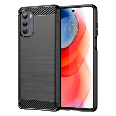 Чохол HRT Carbon Case для Motorola Moto G Stylus 2022 Black (9145576240120)