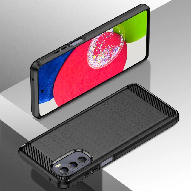 Чохол HRT Carbon Case для Motorola Moto G Stylus 2022 Black (9145576240120)