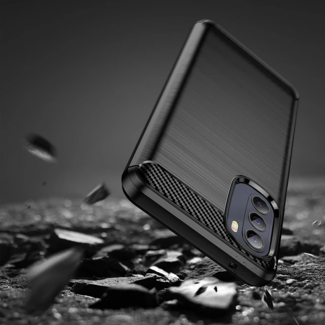 Чохол HRT Carbon Case для Motorola Moto G Stylus 2022 Black (9145576240120)