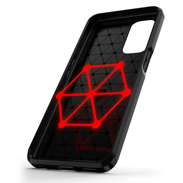 Чохол HRT Carbon Case для OnePlus Nord N200 5G Black (9145576240144)