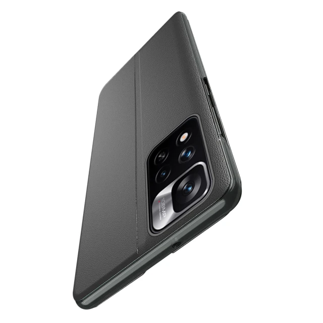 Чехол-книжка HRT Eco Leather View Case для Xiaomi Poco M4 Pro 5G Black (9145576241455)