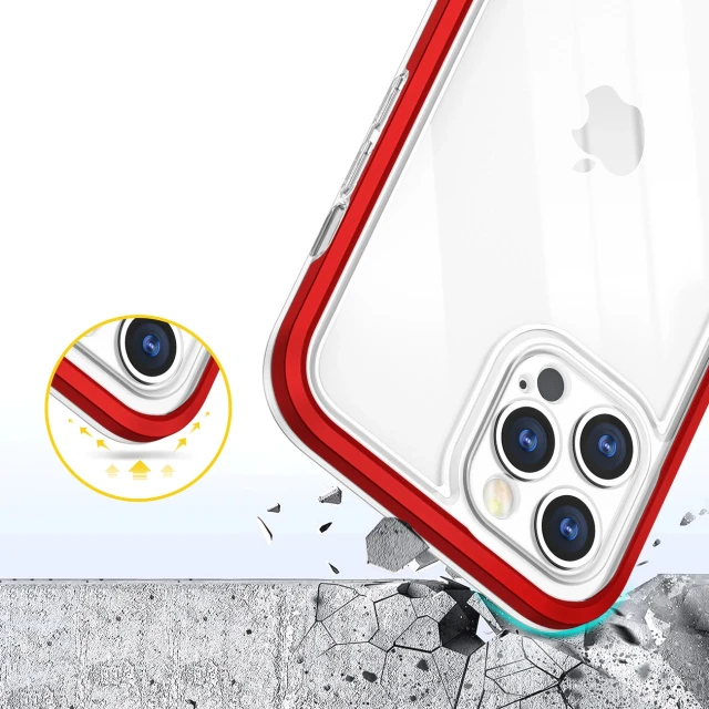 Чохол Hurtel для iPhone 12 Pro Red (9145576242414)