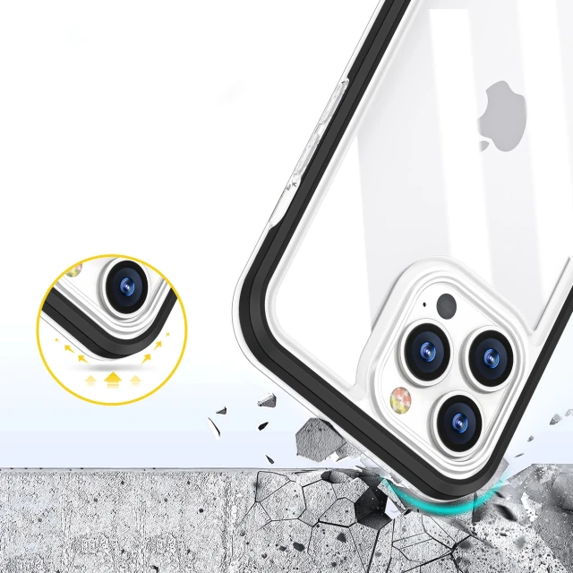 Чехол Hurtel для iPhone 13 Pro Black (9145576242513)