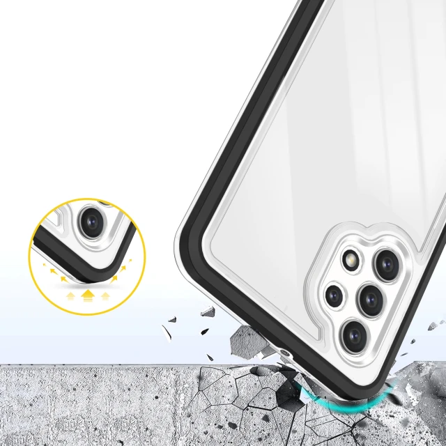 Чохол HRT Clear 3in1 Case для Samsung Galaxy A32 5G Black (9145576242698)