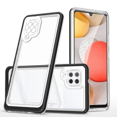 Чохол HRT Clear 3in1 Case для Samsung Galaxy A42 5G Black (9145576242728)