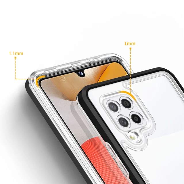 Чохол HRT Clear 3in1 Case для Samsung Galaxy A42 5G Black (9145576242728)