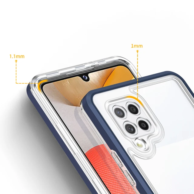 Чохол HRT Clear 3in1 Case для Samsung Galaxy A42 5G Blue (9145576242735)