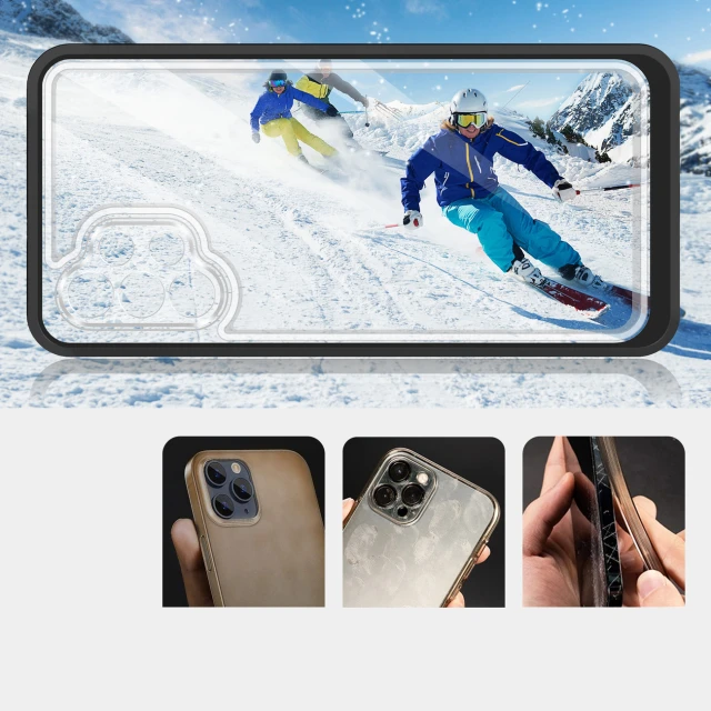 Чохол HRT Clear 3in1 Case для Samsung Galaxy A72 4G Black (9145576242780)