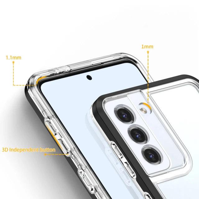Чохол HRT Clear 3in1 Case для Samsung Galaxy S22 Plus Black (9145576242995)