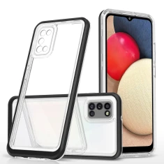 Чохол HRT Clear 3in1 Case для Samsung Galaxy A03s (166) Black (9145576243053)