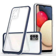 Чохол HRT Clear 3in1 Case для Samsung Galaxy A03s (166) Blue (9145576243060)