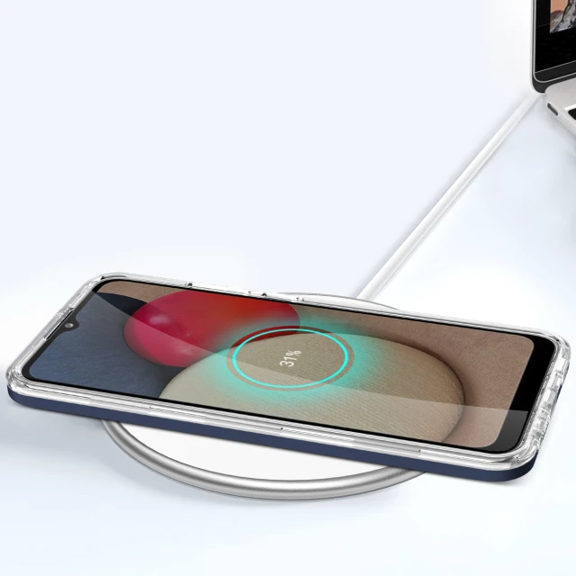 Чохол HRT Clear 3in1 Case для Samsung Galaxy A03s (166) Blue (9145576243060)