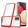 Чехол HRT Clear 3in1 Case для Samsung Galaxy A03s Transparent Red (9145576243077)