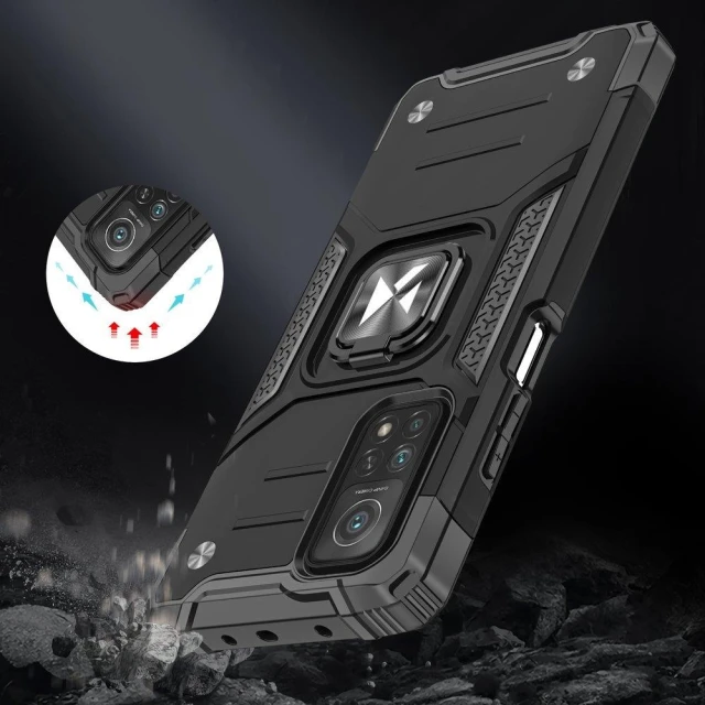 Чохол Wozinsky Ring Armor для Samsung Galaxy A03s Blue (9145576243244)