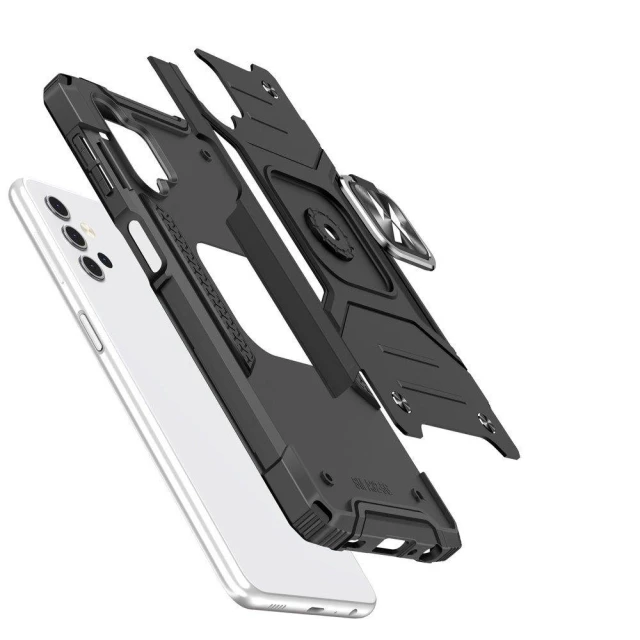 Чохол Wozinsky Ring Armor для Samsung Galaxy A73 Silver (9145576243565)