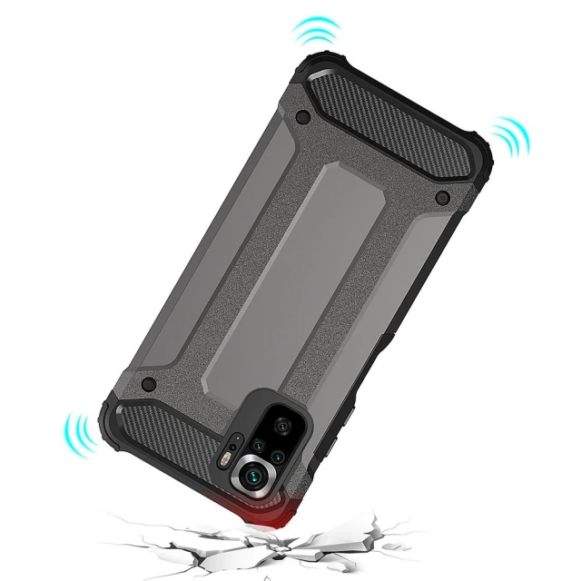 Чохол HRT Hybrid Armor для Xiaomi Poco X4 NFC 5G Blue (9145576244371)