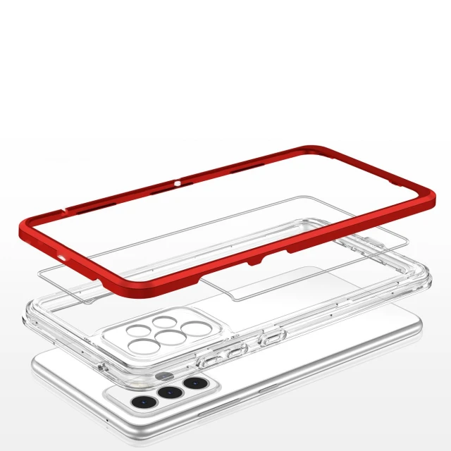 Чехол HRT Clear 3in1 Case для Samsung Galaxy A13 5G Red (9145576244449)