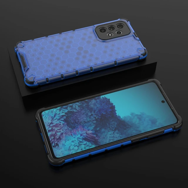 Чехол HRT Honeycomb для Samsung Galaxy A73 Blue (9145576244678)