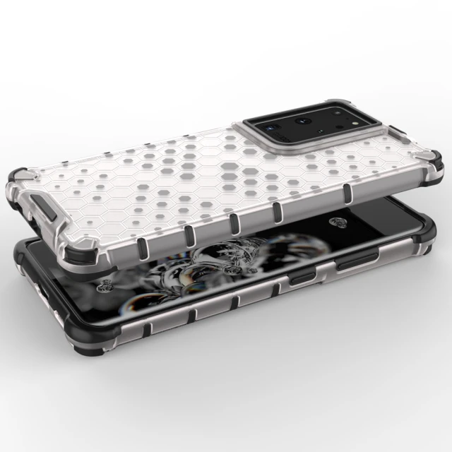 Чехол HRT Honeycomb для Samsung Galaxy S22 Ultra Blue (9145576244883)