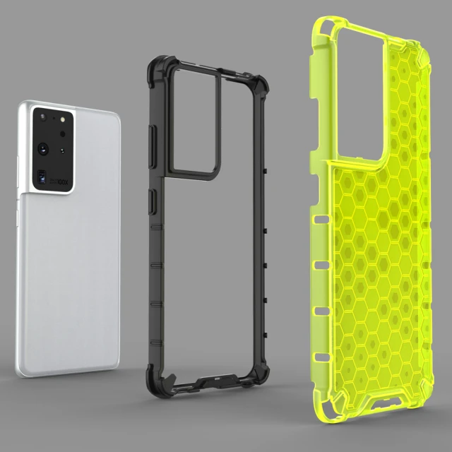 Чехол HRT Honeycomb для Samsung Galaxy S22 Ultra Blue (9145576244883)