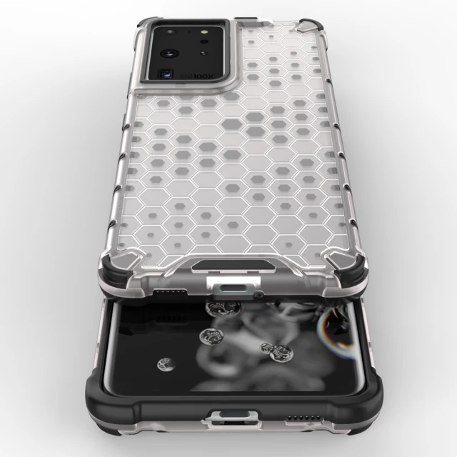 Чехол HRT Honeycomb для Samsung Galaxy S22 Ultra Blue (9145576244883)