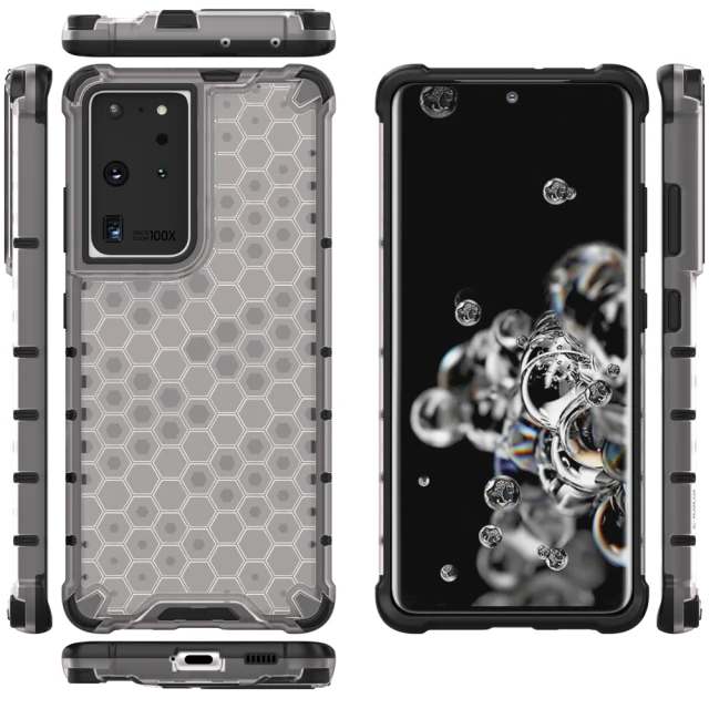 Чохол HRT Honeycomb для Samsung Galaxy S22 Ultra Transparent (9145576244890)