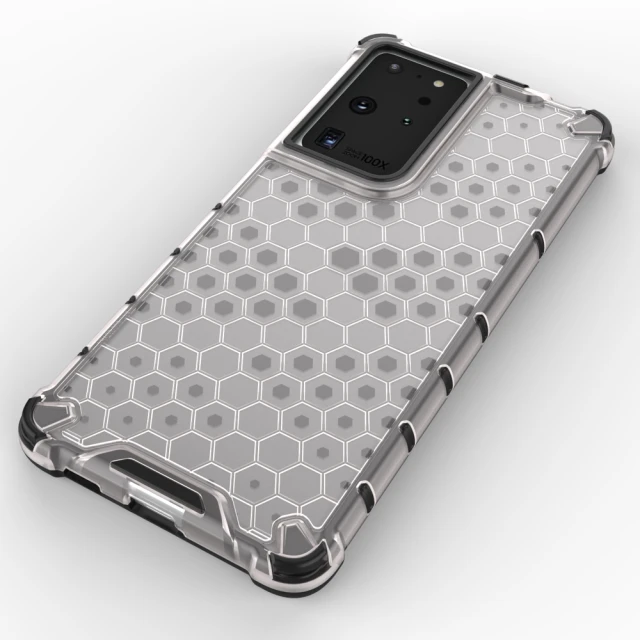 Чохол HRT Honeycomb для Samsung Galaxy S22 Ultra Transparent (9145576244890)