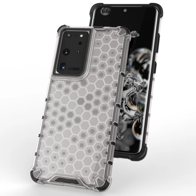 Чохол HRT Honeycomb для Samsung Galaxy S22 Ultra Transparent (9145576244890)