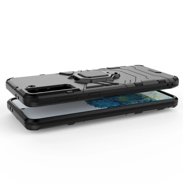Чохол HRT Ring Armor для Samsung Galaxy S22 Plus Black (9145576245095)