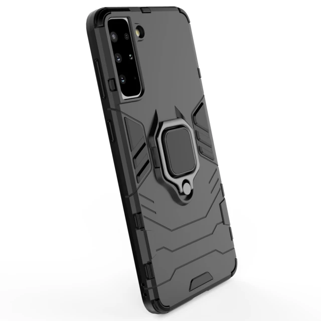 Чохол HRT Ring Armor для Samsung Galaxy S22 Plus Black (9145576245095)