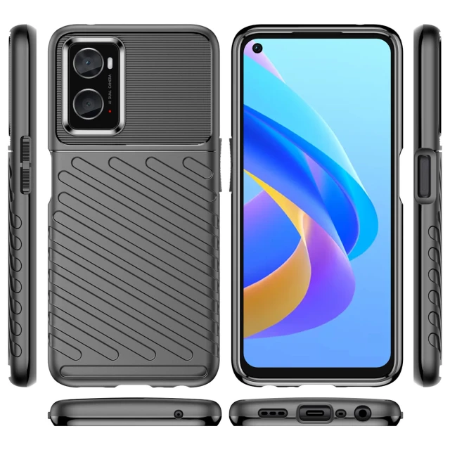Чохол HRT Thunder Case для Oppo A76 | A36 | Realme 9i Black (9145576249031)