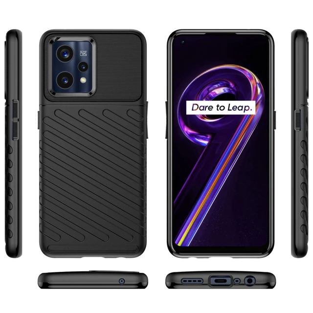 Чохол HRT Thunder Case для Realme 9 Pro Plus Black (9145576249062)