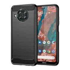Чохол HRT Carbon Case для Nokia X100 Black (9145576249086)