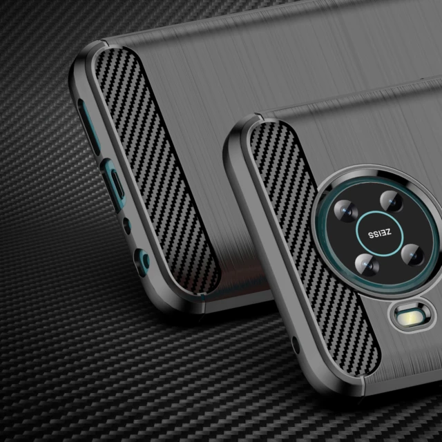 Чохол HRT Carbon Case для Nokia X100 Black (9145576249086)