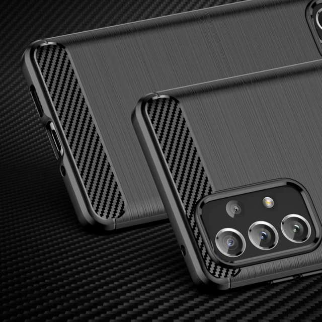 Чохол HRT Carbon Case для Samsung Galaxy A73 Black (9145576249147)